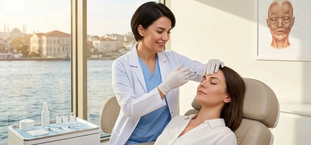 Rejuvenating applications with Dr. Melis Ülger at the botox clinic in Kadıköy