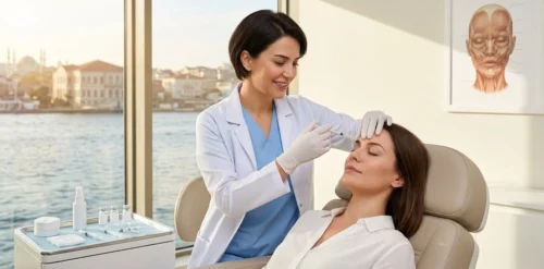 Rejuvenating applications with Dr. Melis Ülger at the botox clinic in Kadıköy